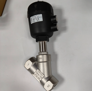 Original Burkert Pneumatic Angle Seat Valve 00001137 DN25 Threaded SS316 <b>PTFE</b> Seal for Water Steam Chemical - Product Image 4