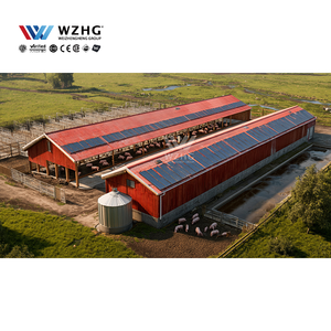 Estructura de acero Almacén Taller prefabricado Edificio Marco de acero pesado Techo de metal Instalación de almacenamiento industrial - Product Image 1