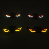 Feux LED universels pour voiture, yeux de démon, phares, mini clignotants pour moto, feux arrière, lumières de décoration automobile