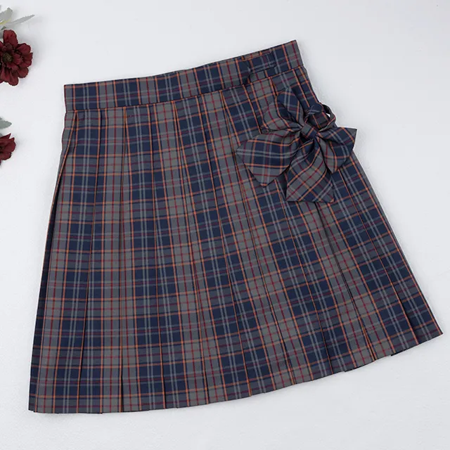 Online Wholesale Polyester Fiber A-Line Ladies Wide Knit Pleated Skirts