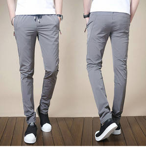 Couleur <span class=keywords><strong>blanc</strong></span> cassé personnalisé pour hommes, pantalons légers Pantalons formels d'affaires pour hommes pantalons de costume pantalons décontractés/ - Product Image 2