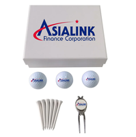 Coffret cadeau d'accessoires de golf personnalisés de luxe pour hommes, kit de golf avec logo brodé personnalisé pour la fête des pères, anniversaire, cadeaux d'affaires