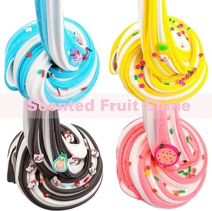 Kit de slime aux fruits pour filles, extensible et non collant, idéal pour les fêtes, avec slime fraise, cerise, breloques mignonnes, etc. - Product Image 2