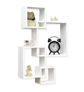 壁挂式书架可牢固地固定书架隔板，常用于客厅和卧室 - Product Image 3