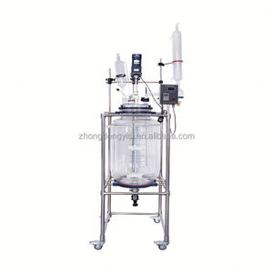 1L 100L Double-layer Glass Reaction Vessel Vacuum Distillation Jacketed Reactor Laboratory Chemical Synthesis <b>Stirrer</b> - Product Image 2