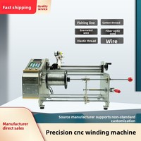 Bobineuse CNC entièrement automatique pour ligne de pêche fil de coton et composant de moteur de noyau de fil émaillé dispositif d'enroulement parallèle