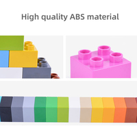 Juego Creativo STEM Compatible de Plástico ABS para Armar Bloques de Construcción Grandes Clásicos y Coloridos 2X4 para Niños a Granel