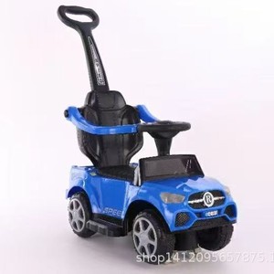 Childrens Gliding Stroller Ride On Car With Handlebars 4 Wheel Push Toy Vehicle For 2 To 4 Years Old Kids Red Color - Product Image 2