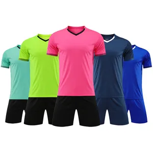 2022 new soccer jersey without logo soccer wear under 15 pink soccer uniforms international orange kits