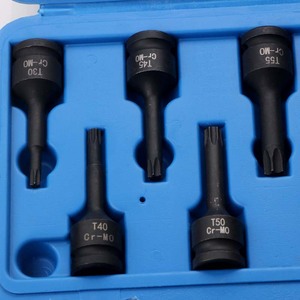 Pneumatic <b>Screwdriver</b> Socket <b>Set</b> 1/2 Inch H M T Type <b>Bits</b> Carbon Steel For Auto Repair - Product Image 4
