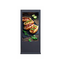 Pantalla LCD Digital para Exteriores de 65 Pulgadas, Alto Brillo (3000 Nits), Impermeable IP65, con SDK, para Kioscos, Tiendas Minoristas y Señalización