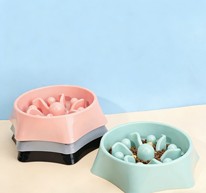 Tazón de Comida Interactivo Portátil, de Plástico de Grado Alimenticio, Antideslizante, Anti-Asfixia, Duradero, para Uso en Interiores y Exteriores, Pequeño - Product Image 1