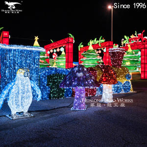 Ontwerp Waterdicht 3d Grote Dieren Led Motief Decoraties Verlichting Hoge Kwaliteit Led Kerstdecoratie Halloween Bruiloft - Product Image 4