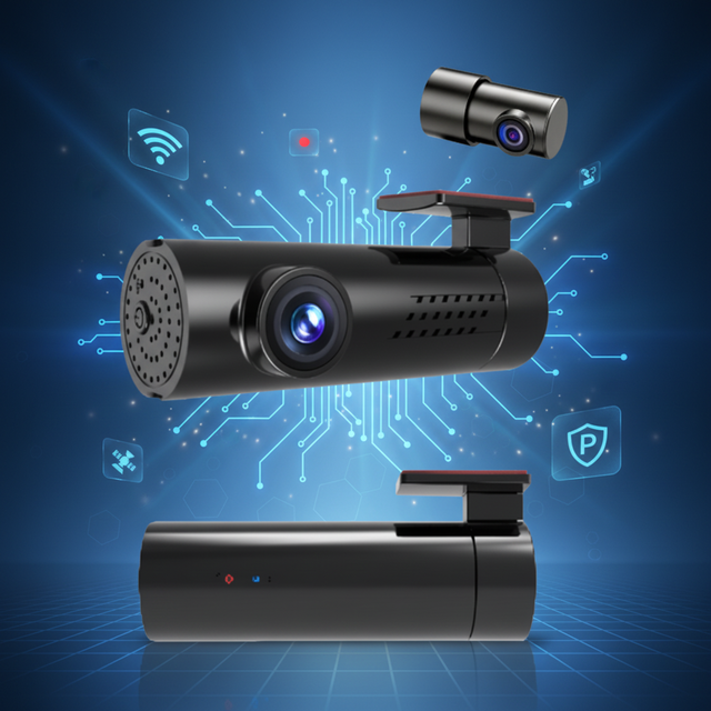 Mini Hidden Dual Lens 4K Dash Camera with WiFi Car DVR & Video Recorder 170 Angle App Control G-Sensor USB Power 512G Storage