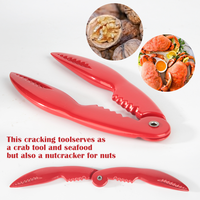Rompe Cangrejos Manual Multifuncional de Aleación de Aluminio Resistente, Herramienta para Abrir Conchas de Mariscos y Nueces para Cocina
