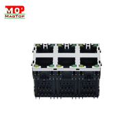 Interface RJ45 Cat6 haute performance, blindée, 8P8C, connecteur modulaire pour réseau Gigabit