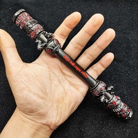 7-en-1 Goku Stick mdn dés carré D20 20mm plastique TPGR Kesulu jeu de société donjons Dragons COC groupe de course mots noirs métal