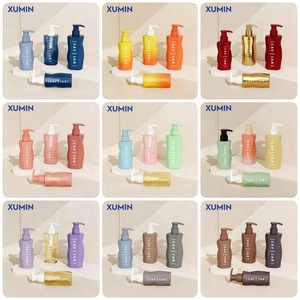 Flacone in PET da 100ml 150ml 200ml 250ml per Shampoo, Vuoto, Satinato Trasparente, con Pompa per Lozione Corpo - Product Image 2