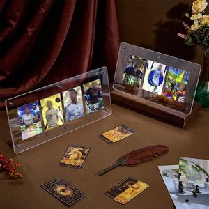 Estuche de acrílico al por mayor para tarjetas clasificadas, con cierre de botón, multifunción, para almacenamiento y exhibición de tarjetas deportivas - Product Image 3