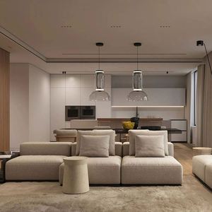 Gabinetes de Almacenamiento de Madera Modernos y Minimalistas Personalizables, Muebles para el Hogar y Hoteles con Decoración de Gabinetes de Cocina, Diseño Personalizado - Product Image 1