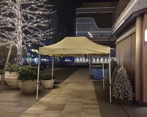 Tente pliante en métal, auvent de jardin, gazebo extérieur, tente de camping familiale en tissu, abri de camping en polyester, vente en gros - Product Image 1