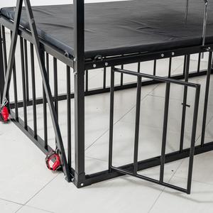 Grand Ensemble de Meubles de Bondage BDSM pour <span class=keywords><strong>Chambre</strong></span> à Coucher – Érotique, SM, Fetish, Punition Adulte, Lit de Contrainte Style Donjon et Yoga - Product Image 4