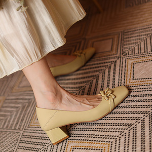 Zapatos de Tacón Bajo de Lujo para Mujer, Sandalias de Tacón para Chicas, Zapatos de Vestir para Damas, Zapatos de Tacón para Oficina, Boda, <span class=keywords><strong>Bar</strong></span>, Baile - Product Image 3