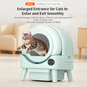 Gran espacio Wifi cerrado inodoro electrónico para gatos caja de arena automática inteligente para gatos caja de arena eléctrica inteligente para gatos - Product Image 6