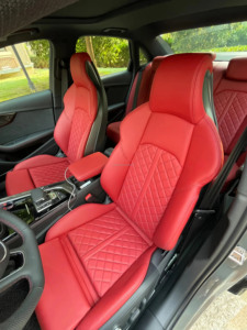 Accessori Auto: Set Completo di Coprisedili in Pelle di Alta Qualità Specifici per Modifica e Aggiornamento, per <span class=keywords><strong>Audi</strong></span> A1 A2 <span class=keywords><strong>A3</strong></span> A4 A5 A6 A7 - Product Image 3