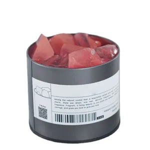 Diffuser Batu Vulkanik Meja Hadiah Kantor Ruang Logo Kustom Penyebar Minyak Esensial Warna-warni Batu Kristal