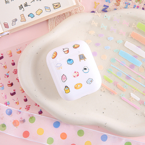 Little Diary Series 2,0 Mini libro de pegatinas 3D Pet y Scrapbook Washi Stickers para Scrapbooking y regalos promocionales - Product Image 2