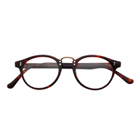 Montures optiques rondes en acétate à bordure complète, montures de lunettes personnalisées, montures OEM pour lunettes