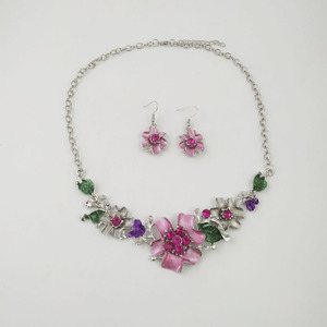 Vente flash - Ensemble de bijoux de <span class=keywords><strong>mariage</strong></span> américain tendance, boucles <span class=keywords><strong>d</strong></span>'oreilles et collier classiques en <span class=keywords><strong>cristal</strong></span> et strass, pour fiançailles et fêtes - Product Image 6