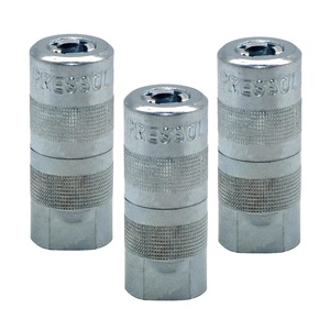 Acoplador <span class=keywords><strong>de</strong></span> Pistola <span class=keywords><strong>de</strong></span> Grasa Hidráulica Azul Tipo Alemán <span class=keywords><strong>de</strong></span> Acero al Carbono ZM-0273, 4 Mordazas, Rosca 1/8NPT, Presión <span class=keywords><strong>de</strong></span> Trabajo <span class=keywords><strong>de</strong></span> 6000-8000 PSI - Product Image 3