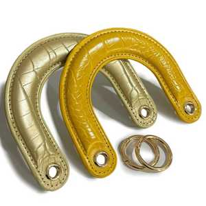 Tali dompet pengganti pegangan tas tangan kulit PU lebar dompet kulit untuk DIY membuat aksesoris tali melengkung - Product Image 4