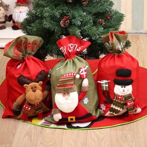 2023 Christmas Fabric Gift <b>Bag</b> Decoration Cute <b>Kids</b> <b>Drawstring</b> Gift Packaging Pouch <b>Bag</b> for Sale - Product Image 6