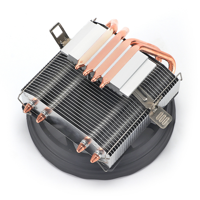 Gaming CPU Cooler Copper Heatpipe Fans 120W for PC Desktop Computer Processor IC Socket Amd Am3 Am4 Am5 Lga1155 1366 1700 2011