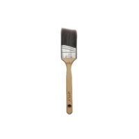 Meilleure vente DIY Grade Angle pinceau ensemble poils naturels manche en bois métallique virole OEM personnalisable pour la peinture murale