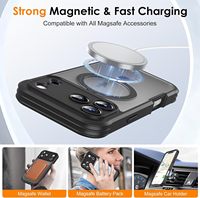 Coque de protection intégrale pour téléphone portable avec protection d'écran, anti-chute, magnétique, en TPU et PC, compatible chargeur sans fil pour iPhone 18 17