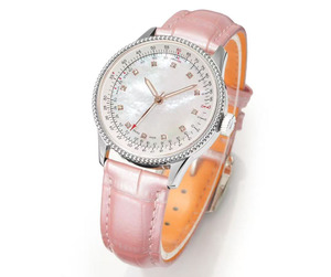 2025 Luxury Pink Elegant Automatic Mechanical <b>Watch</b> Diamond <b>Ring</b> High Quality Waterproof Unisex - Product Image 2