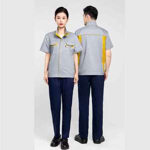Ropa de trabajo de construcción para mujer, mono, uniformes, ropa de trabajo Industrial, trajes de trabajo, ropa de trabajo de tela de trabajo de bajo precio - Product Image 4