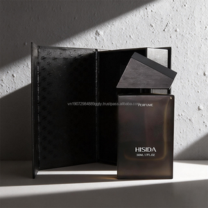 En Stock: Botella de Perfume Cuadrada Esmerilada Marrón de 30ml, 50ml, 100ml, Botella de Perfume de Vidrio con Cierre a Presión y Caja de Empaque - Product Image 6