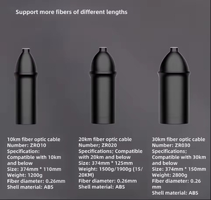 Câble à fibre optique OEM, ensemble de tubes ABS, 1 km/2 km/3 km/5 km/10 km/15 km/20 km/30 km, accessoires pour drones FPV, avions télécommandés, multicoptères - Product Image 3
