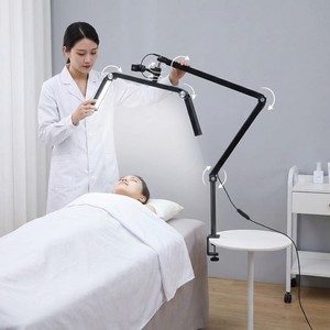 Lampe de salon à clipser LED avec bras réglable, lampe de bureau à intensité variable pour technicien(ne) d'onglerie, extension de cils, poste de travail de tatouage - Product Image 3