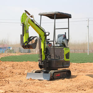 Mini excavatrice hydraulique fourches grappin accessoires pompe à moteur engrenage moteur roulement inclus haute puissance de creusement certifié CE rapide - Product Image 1