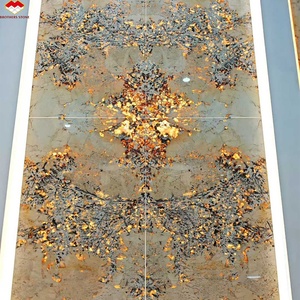 Panel de Pared Interior de Mármol Patagonia Retroiluminado, <span class=keywords><strong>Gran</strong></span> Formato, Translúcido, Piedra Pandora, Diseño Book Match, para Villas Modernas de Lujo en China - Product Image 1