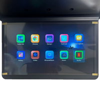 Monitor Mobil Android 19 inci 2+32G, Layar Lipat di Atap Mobil, Layar IPS Besar, Warna Hitam, Model Universal, Layar Hiburan