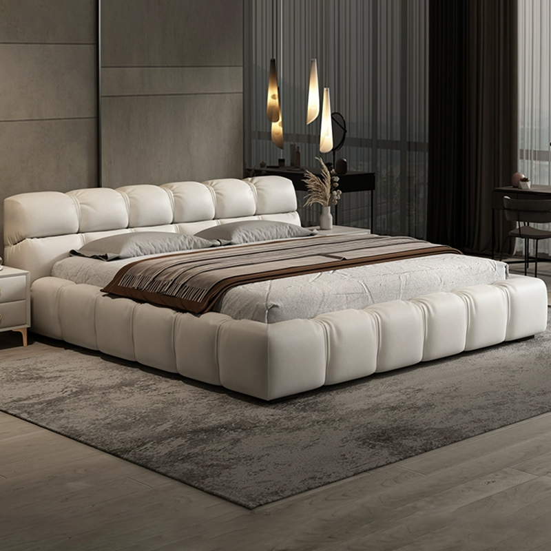 Rilassante Design moderno di lusso King Queen Size Tatami di alta qualità struttura in legno spugna camera da letto casa Hotel appartamento mobili letto