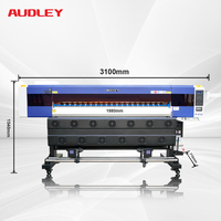 Imprimante grand format Audley 1,8 m à solvant écologique, tête simple XP600 F1080 I3200, traceur pour bâches et impression vinyle