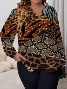 Blus Wanita Desain Polos Kasual Motif Bunga Putih, Penjualan Langsung Pabrik - Product Image 4